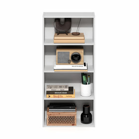 Furinno Basic Book Shelf in a living room setup with plants and decor