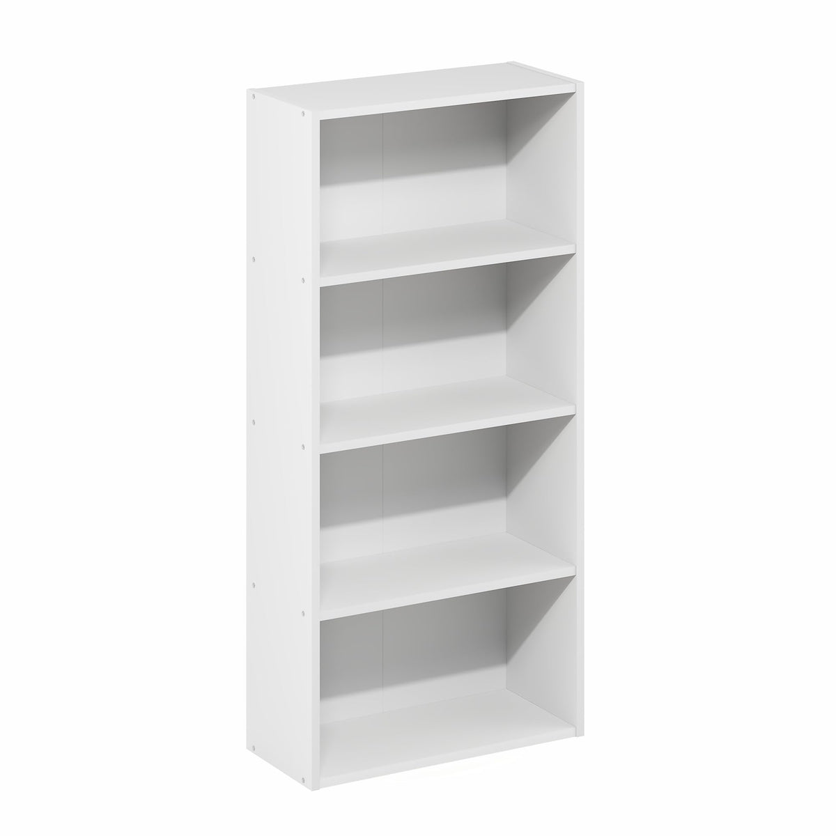 Furinno Basic Book Shelf side view showing slim footprint for small rooms