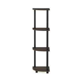 Dark brown grain finish complements modern interiors