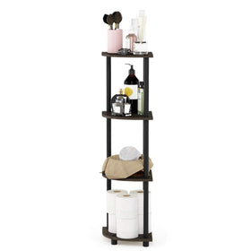 Eco-friendly PVC tubes and particleboard used in sturdy shelving