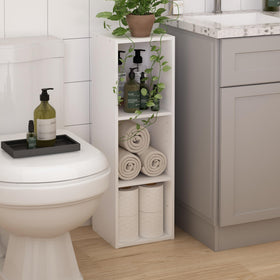Furinno Fulda 10-inch width shelf adding extra storage without crowding