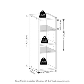 Furinno Fulda assembly-ready design with clear steps for quick setup.