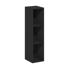 Furinno Fulda narrow book shelf sturdy back panel for added stability