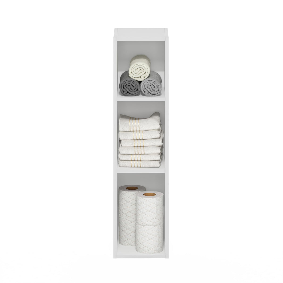 Furinno Fulda compact dimensions fit small corners like entryways, bedrooms, and dorms.