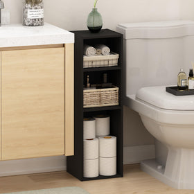 Furinno Fulda side view highlights compact footprint for corners.