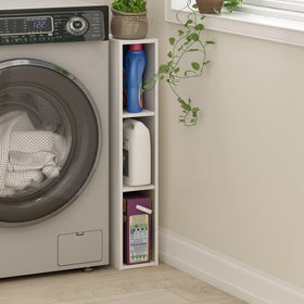 Furinno Fulda sturdy back panel adding stability to the unit.