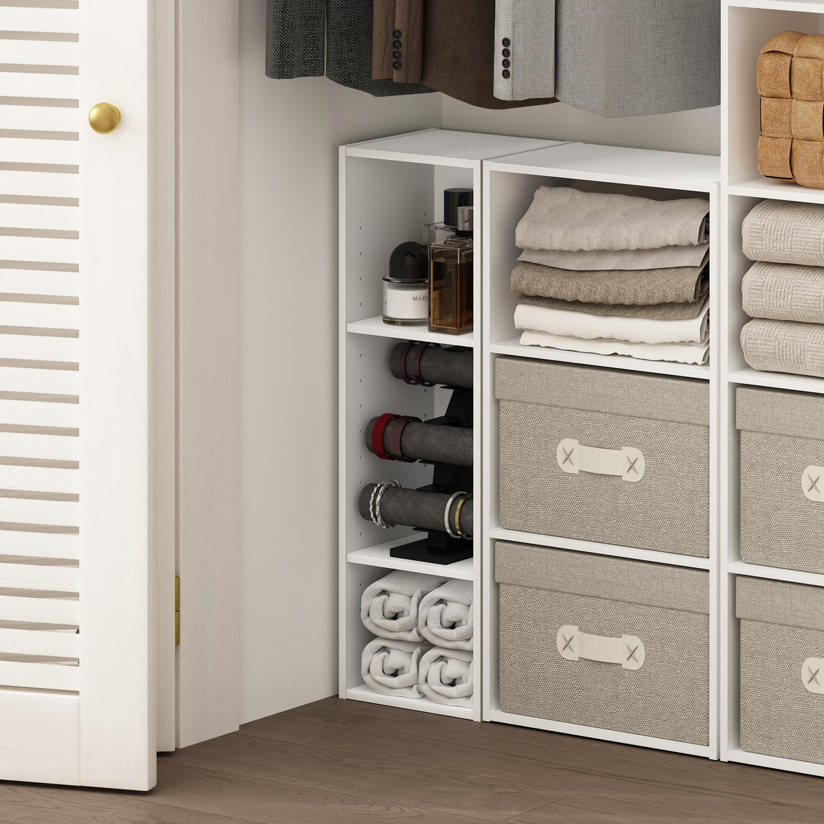 Furinno Fulda three open shelves organize books and decor