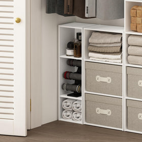 Furinno Fulda three open shelves organize books and decor