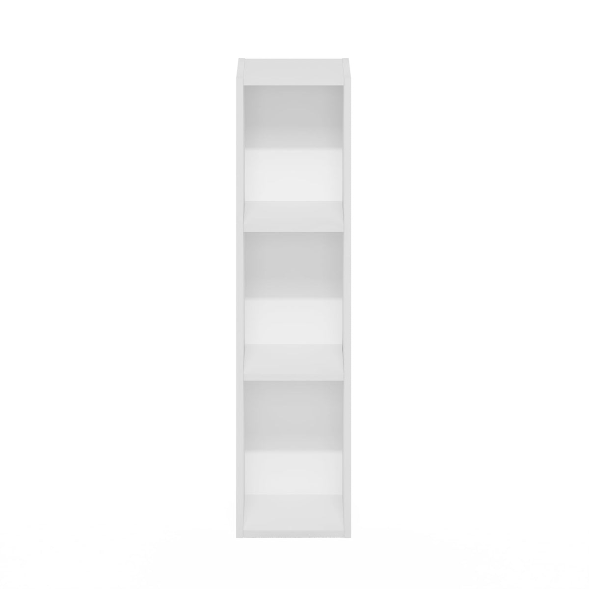 Furinno Fulda white finish complements modern interiors in living rooms or home offices.