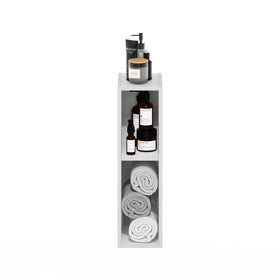 Furinno Fulda white in-room setup illustrates versatile placement.