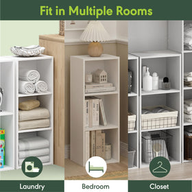 Furinno LUDER dimensions 9.3 x 12 x 31.5 inches for compact rooms