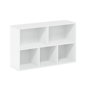 Furinno LUDER living room setup with open cubes.
