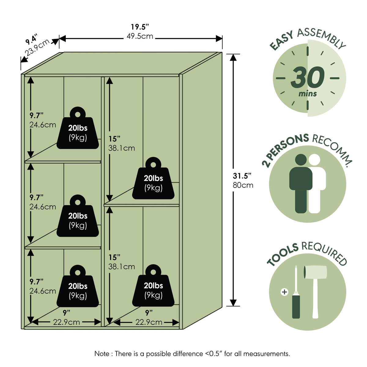 Furinno LUDER reversible layout demonstration for versatile setup.