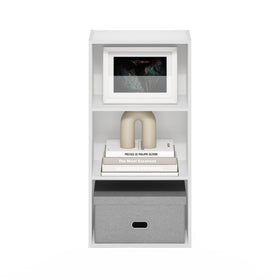Furinno Luder sturdy back panel adds stability.