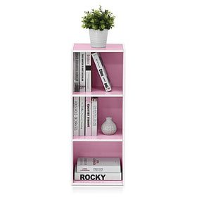 Furinno LUDER white pink finish close-up showing color option.