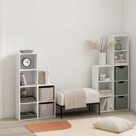 Furinno PASIR back panel detail providing stability.