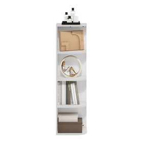 Furinno Pasir in living room placement highlights clutter-free floors and versatile organization