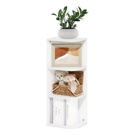 Back panel adds stability to the Furinno Pasir bookshelf.
