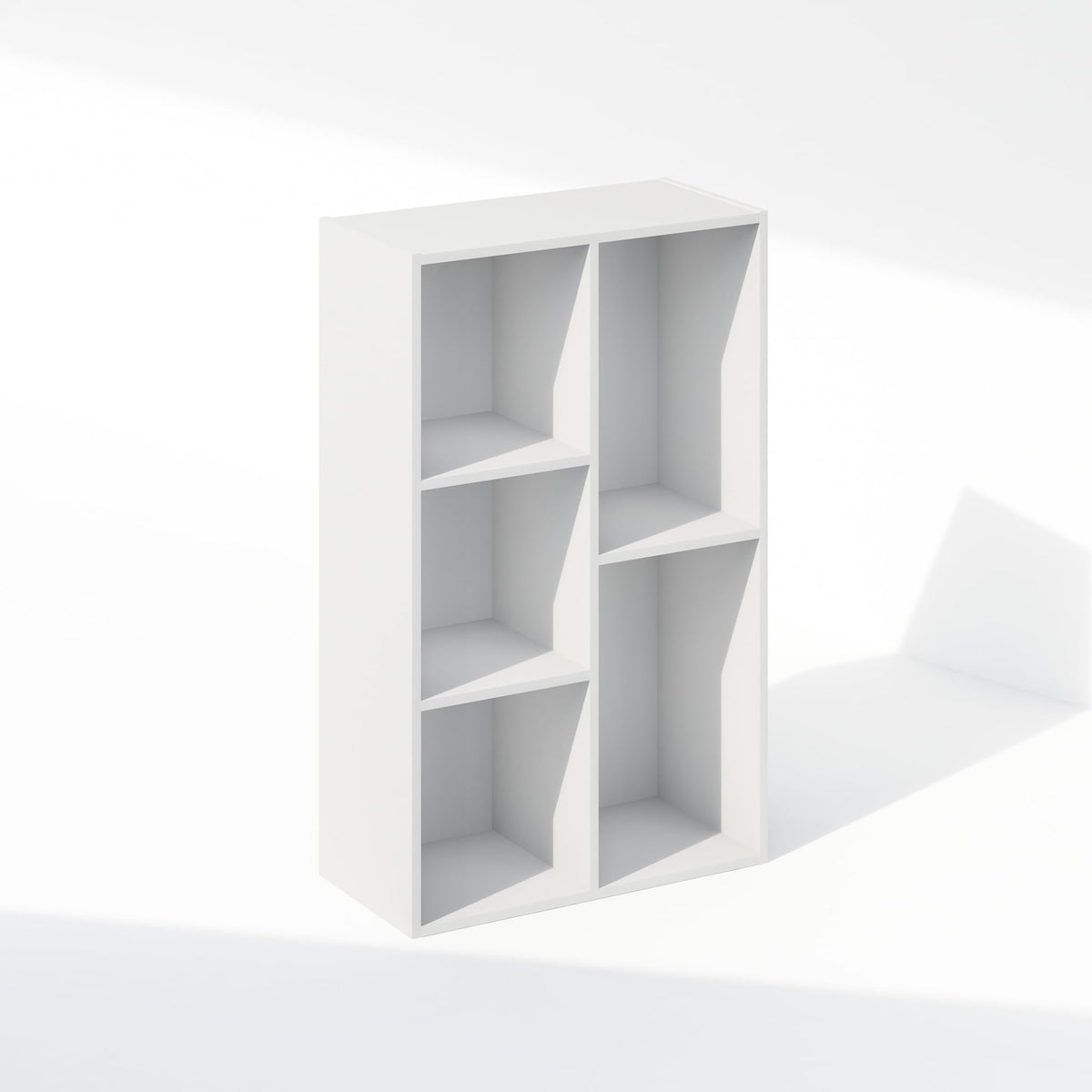 Furinno Reed white finish enhances modern bedroom aesthetics