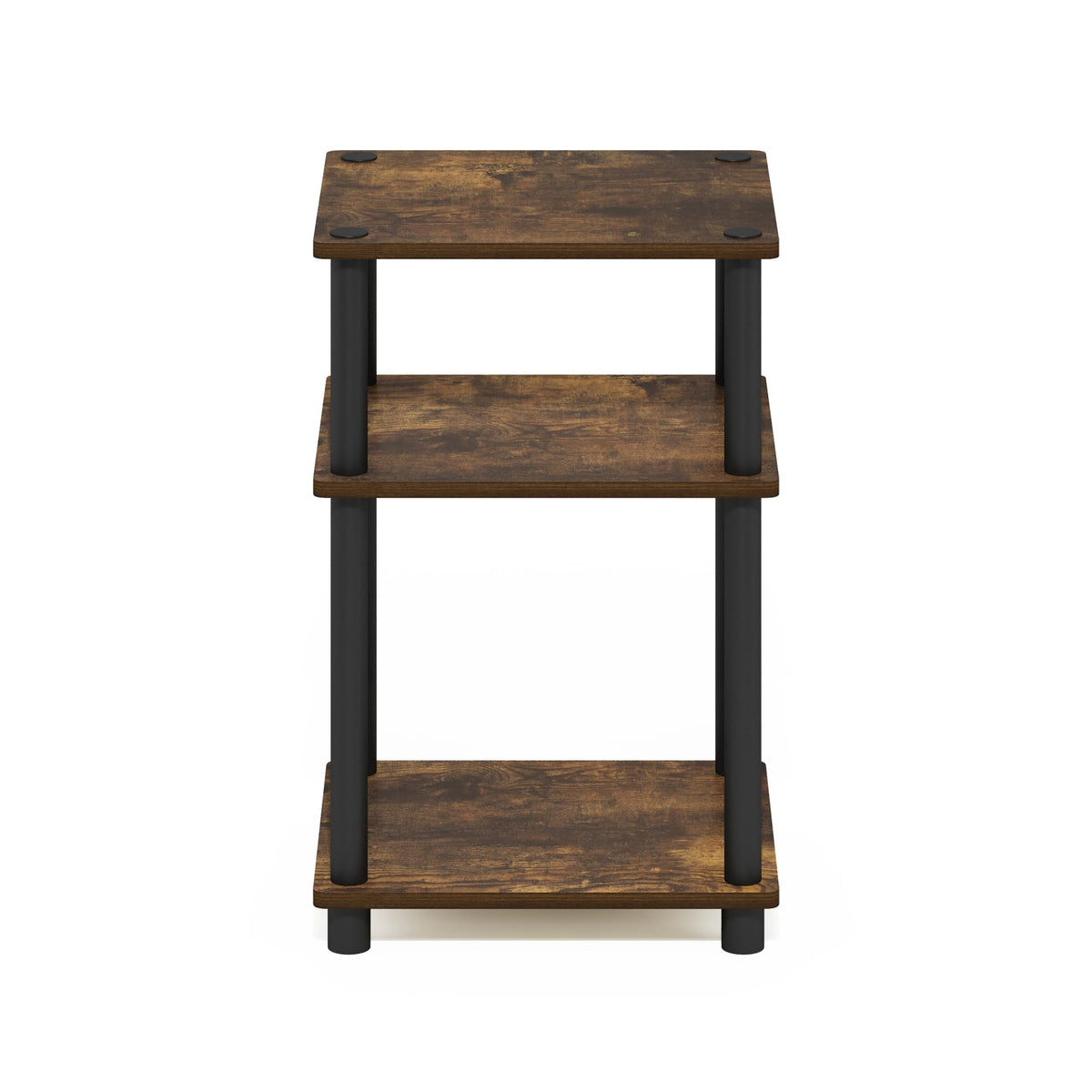 Furinno Rounded corners design reduces risk of injury when placed beside furniture.