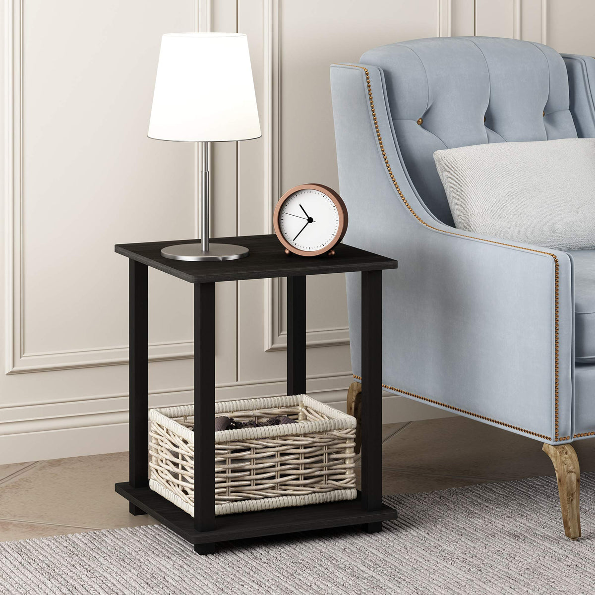 Furinno Simplistic nightstand compact design ideal for small bedrooms