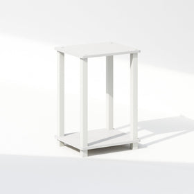 Furinno Simplistic Night Stand dimensions show 11.5 inches deep, 13.4 inches wide, 19.6 inches high.