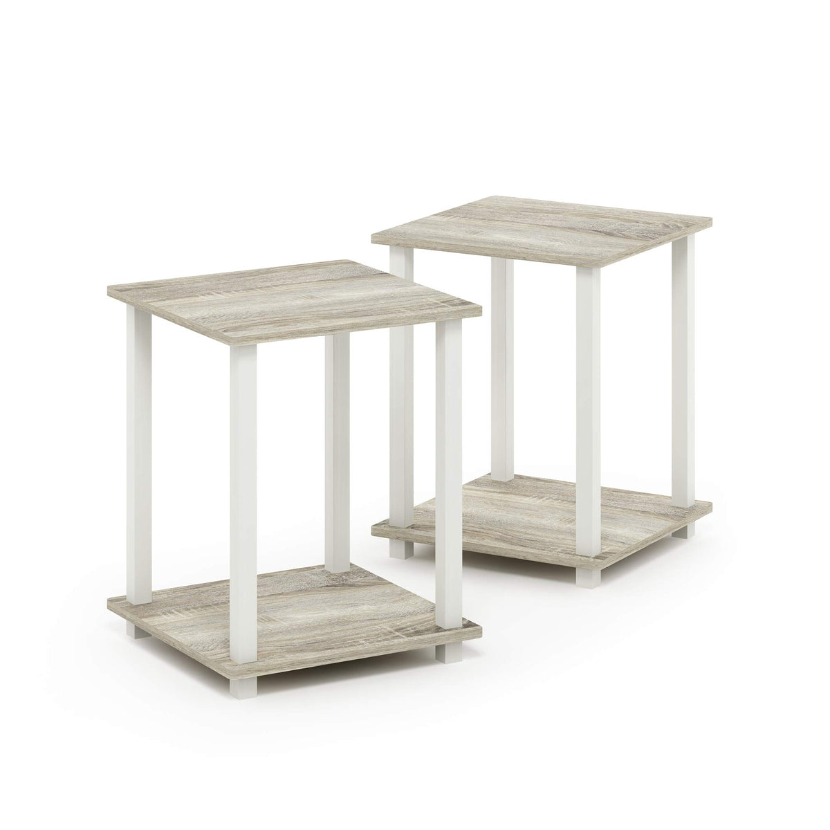Furinno Simplistic rounded corners reduce bump risks in busy rooms.