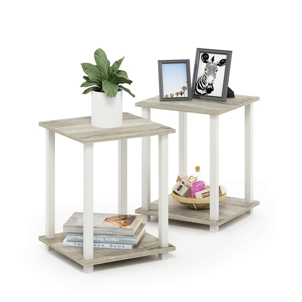Furinno Simplistic side table set 2 with clean lines for compact spaces.