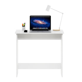 Furinno Simplistic Study Table in white, assembly, quick setup in about 20 minutes.