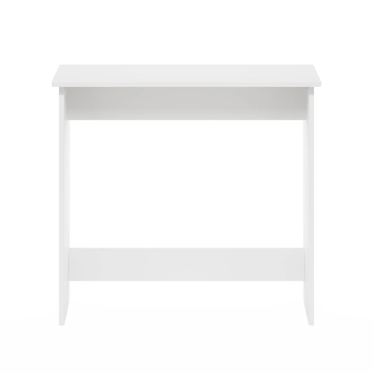 Furinno Simplistic Study Table in white, gaming desk for light setups.
