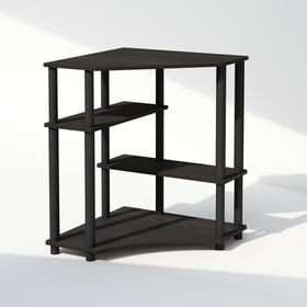Furinno Turn-N-Tube espresso open-back design aids cable management