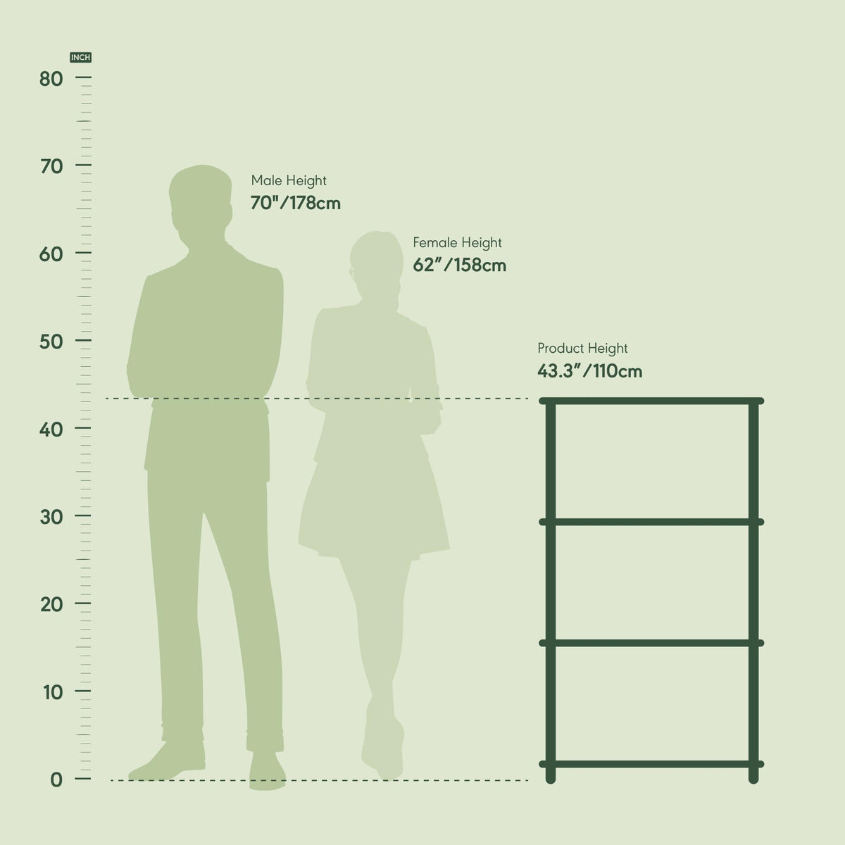 Furinno Turn-N-Tube slim profile with rounded tubes blends into living spaces