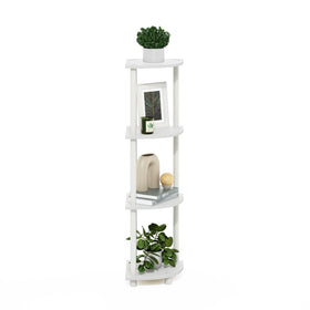 Furinno Turn-N-Tube corner rack shows sturdy build and easy assembly.