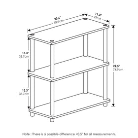 Furinno Turn-N-Tube durable composite wood supports daily organization.