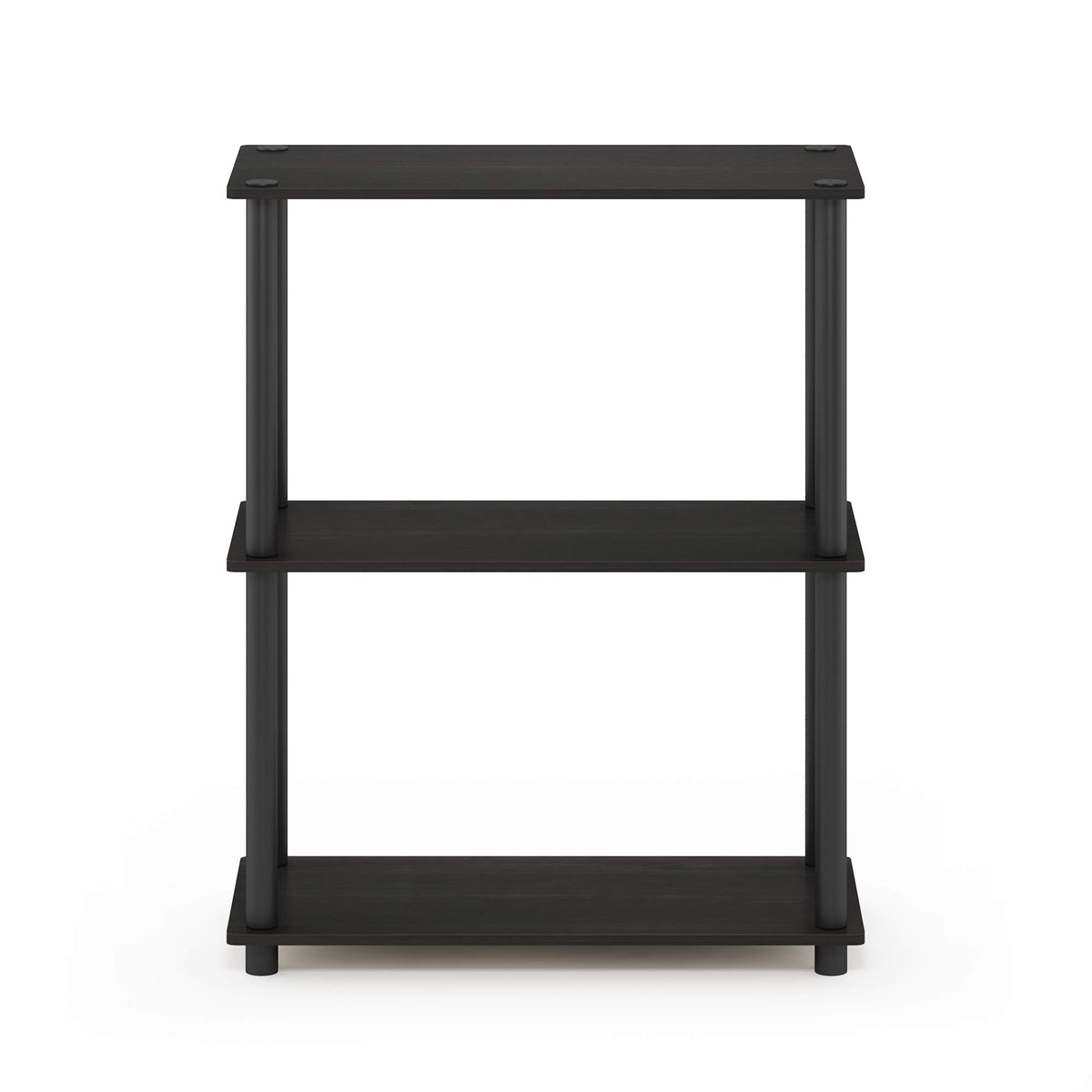 Espresso finish with clean lines enhances modern living rooms and entryways.