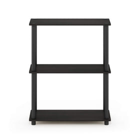 Espresso finish with clean lines enhances modern living rooms and entryways.