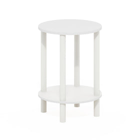 Furinno Turn-N-Tube night stand dimensions 13.2 by 13.2 by 18.2 inches for small rooms.