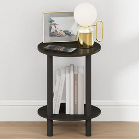 Furinno Turn-N-Tube nightstand toolless assembly for quick setup and easy furniture joining.