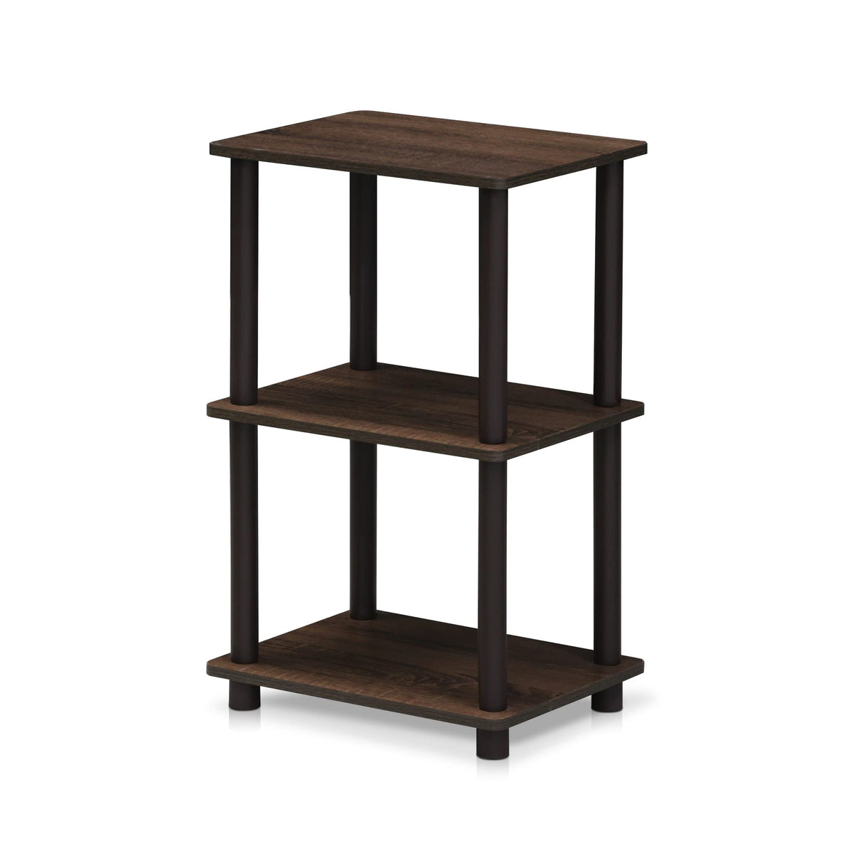 FURINNO Turn-N-Tube open shelf display in a room for decor access