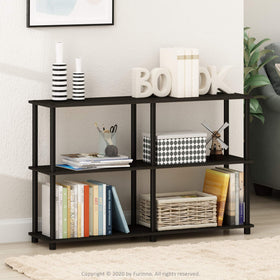 Furinno Turn-N-Tube corner view shows space-saving storage in compact rooms.