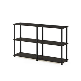 Furinno Turn-N-Tube in a living room setup demonstrates open storage for décor.