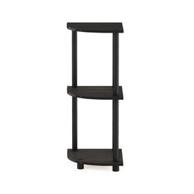 Furinno Turn-N-Tube space-saving corner storage for living rooms.