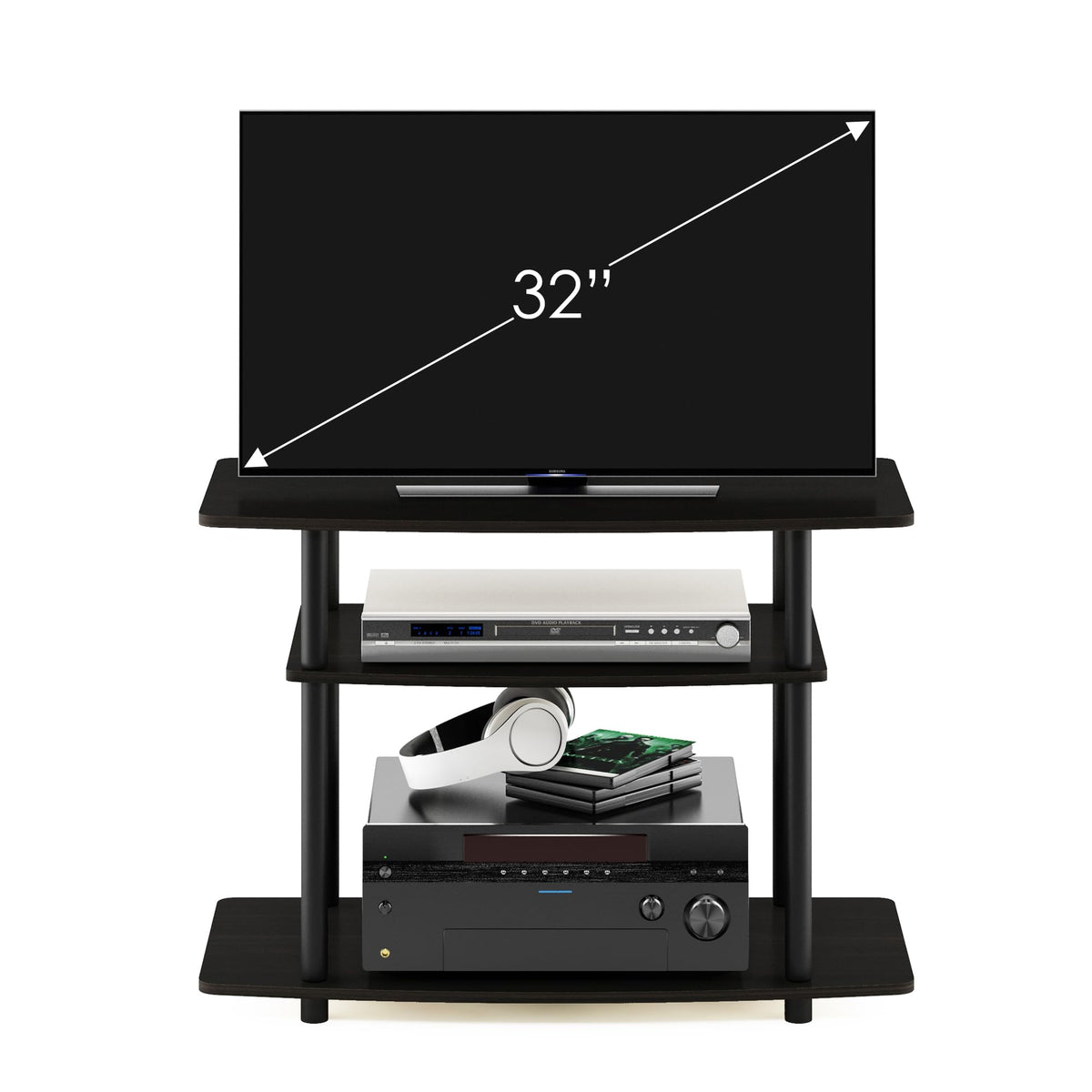 Furinno Turn-N-Tube stand durable materials include recycled PVC tubes.