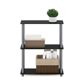 Furinno Turn-N-Tube toolless assembly enables quick setup without screws.