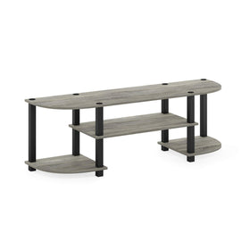 Furinno TURN-S-TUBE TV Stand made of durable composite wood for long-lasting use.