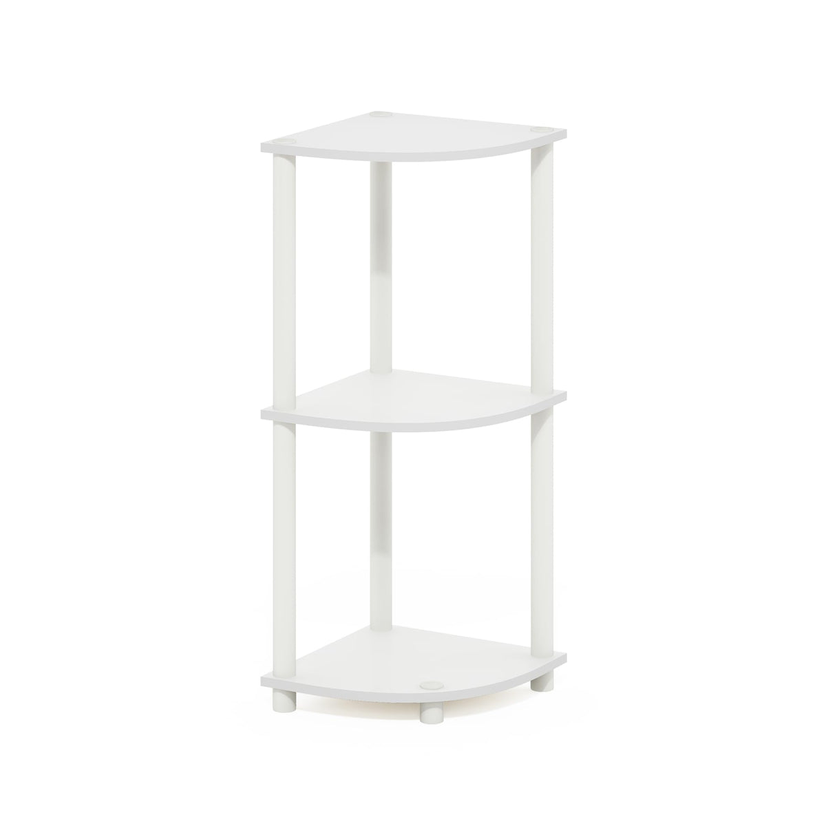 Furinno Turn-N-Tube supports up to 60 lbs total across shelves