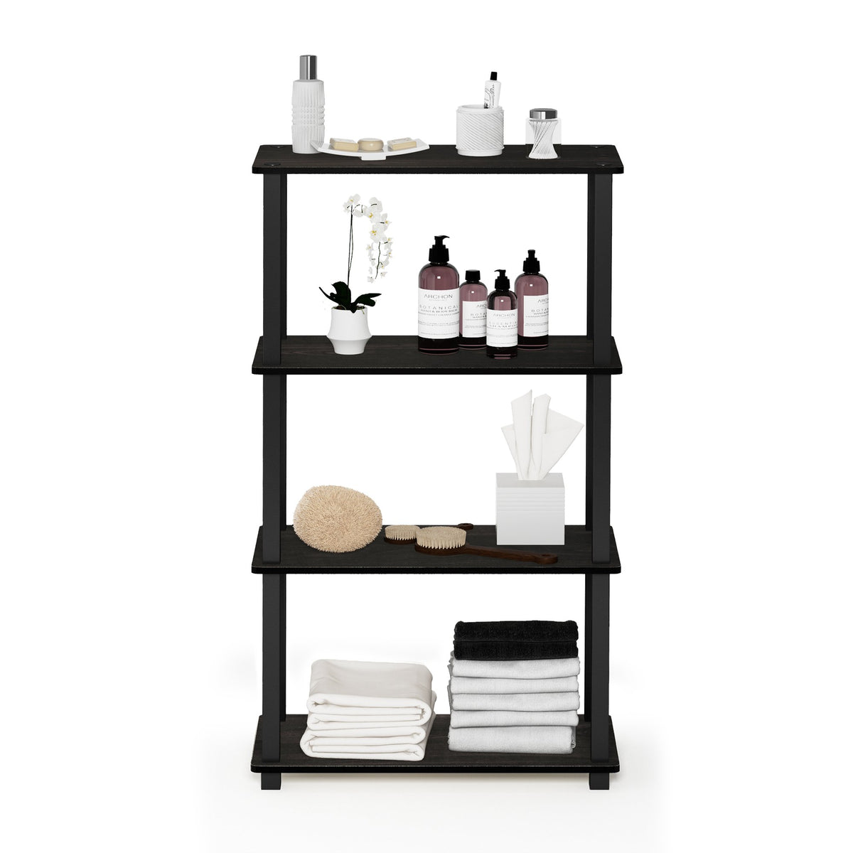 Tool-free assembly system for quick, safe setup with Furinno Turn-N-Tube.