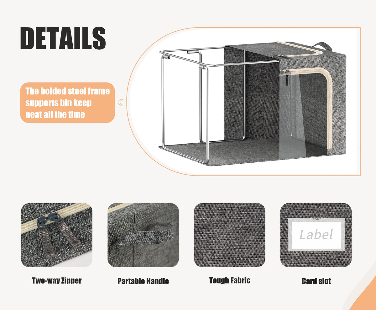 Furnhome foldable design saves space when not in use in closets or under desks.