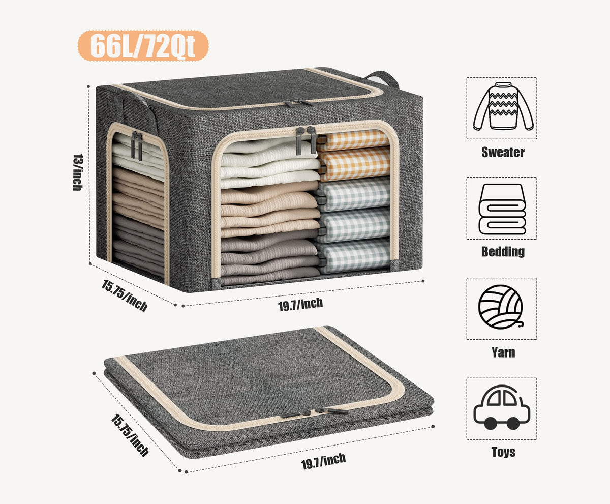 Furnhome label-pocket side bin helps categorize contents