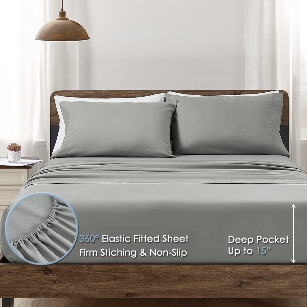 Furnishh fitted sheet 39x75+15 fits standard twin mattress securely